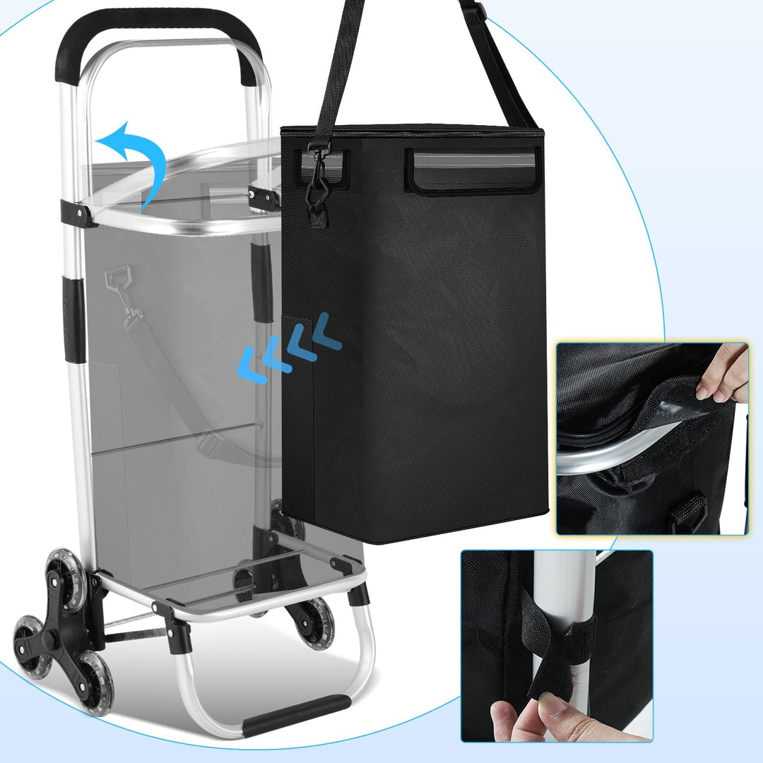 Shopping trolley shopping roller foldable 40L | Skanto