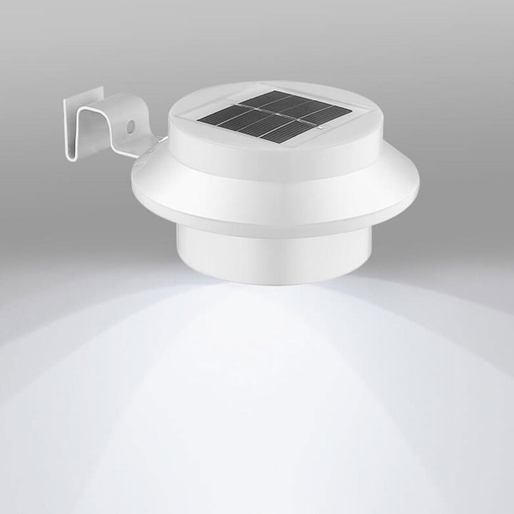 Solar Cylinder LED Utendørs Vanntett Gjerde Vegglampe | Skanto
