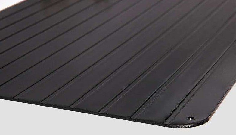 Skanto | Oppgradert versjon Tidsbesparende Rask Tiningplate, med Aluminiumlegering Materiale, for Kjøtt, Biff, Svinekjøtt, Fisk og Mer