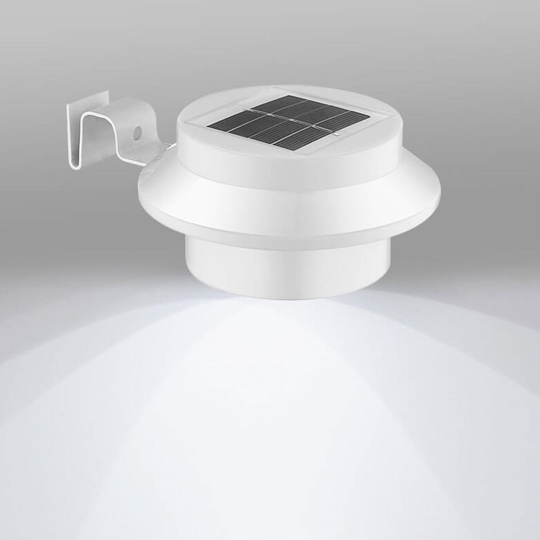Solcelledrevet LED-vegglampe for utendørs bruk, vanntett, for gjerde og vegg