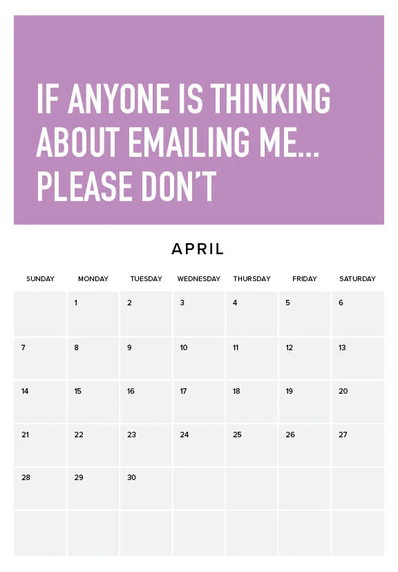 Adulting Is Hard 2024 Veggkalender | Skanto