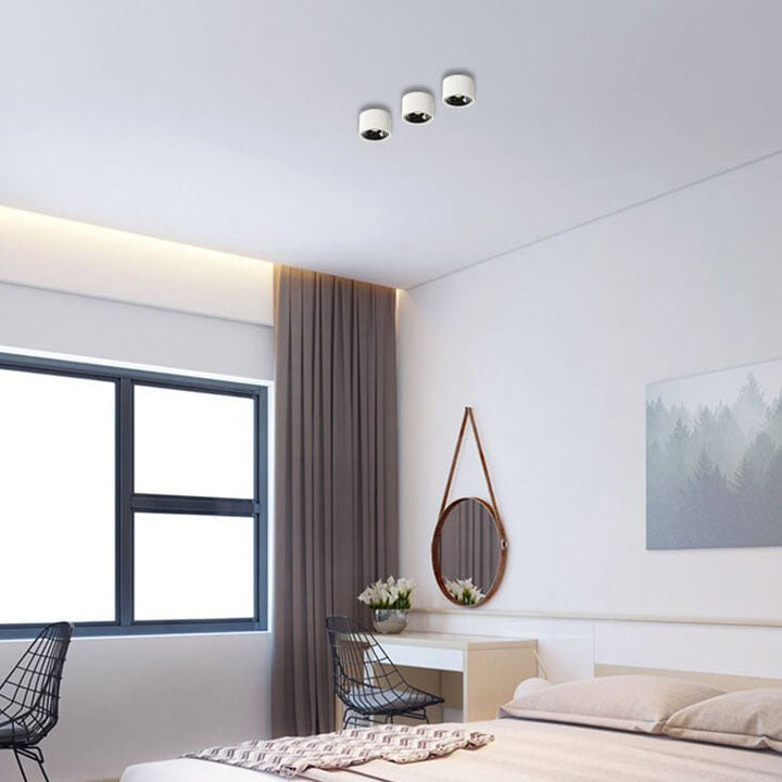 Skanto | Origo Minimalistisk LED Taklampe - Justerbar Rund Innfelt Lampe