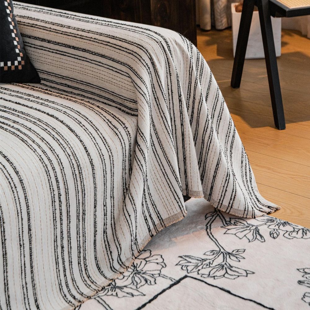 Skanto | Regal Stripes Chenille Sofa Cover