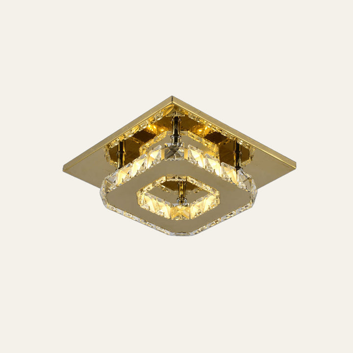 Skanto | Taklampe Krystall LED Moderne Innfelt Armatur