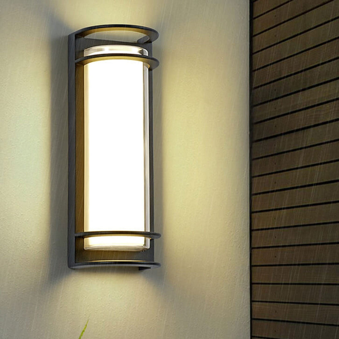 Modern utendørs søyle vanntett LED hagevegglampe | Skanto
