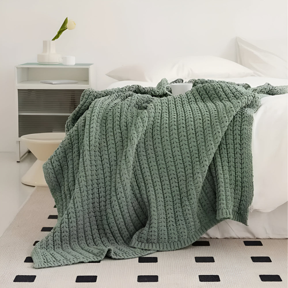 Skanto | Vintage Chunky Strikket Teppel