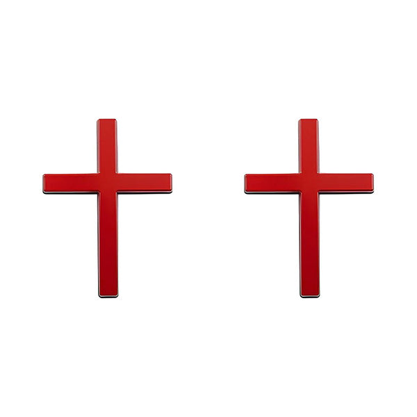Skanto | ️ 3D Kryss Metall Jesus Kristus Kors Merke StickerBil Anti-Scratch Sticker