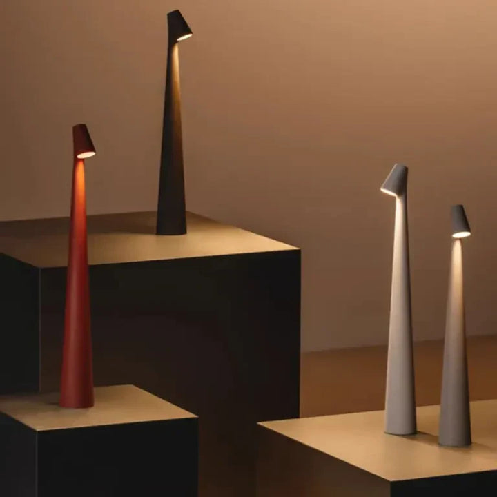 Skanto | Nordisk minimalistisk design stemningslampe | Trådløs | LED | Leselampe | Middagslampe