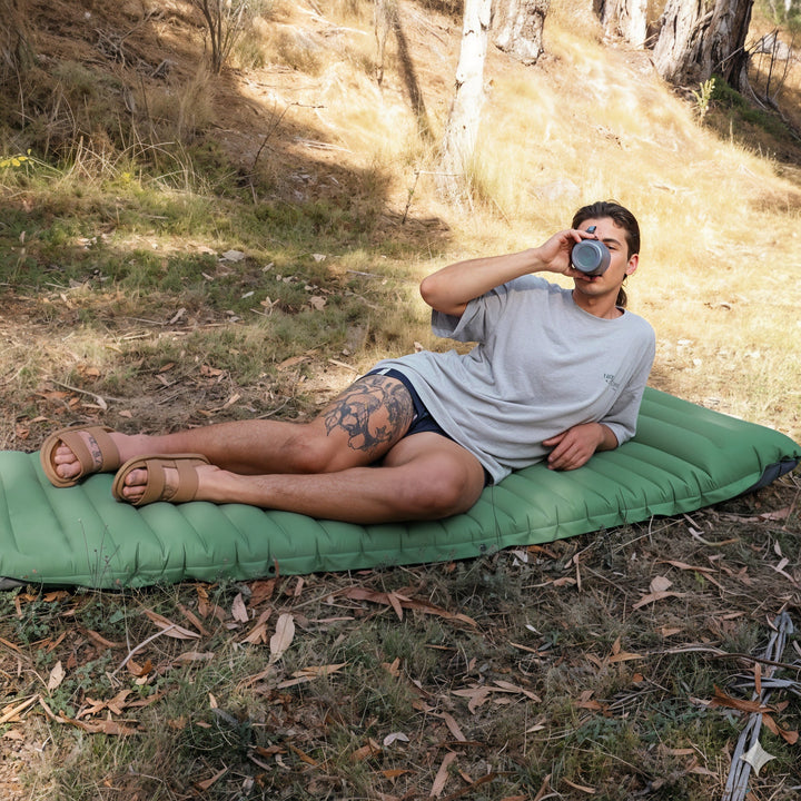 Camping Oppblåsbar & Bærbar Madrass Skanto