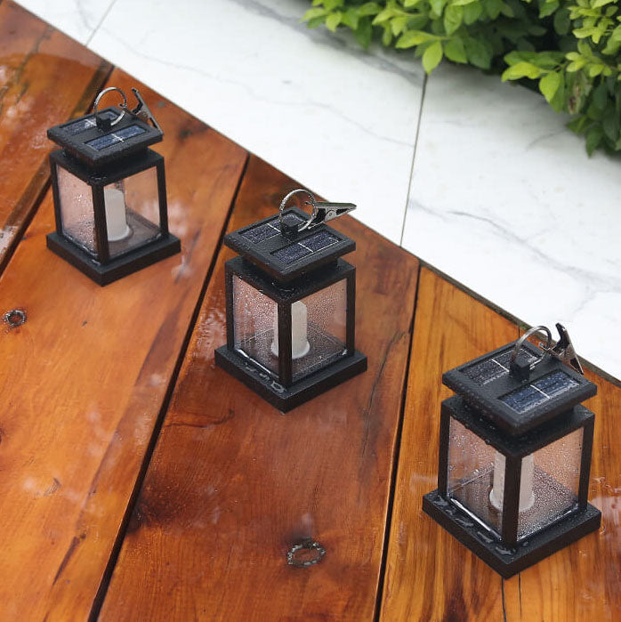 Skanto | Solar Retro Stearinlys Lantern LED Utendørs Hengende Lys
