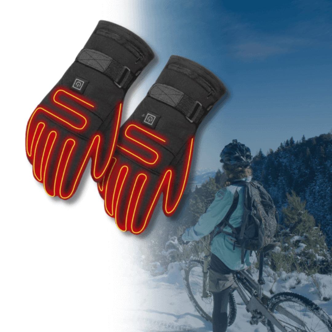 Elektrisk beheizbare Winterhandschuhe – Einstellbare Wärme og Touchscreen-kompatibel