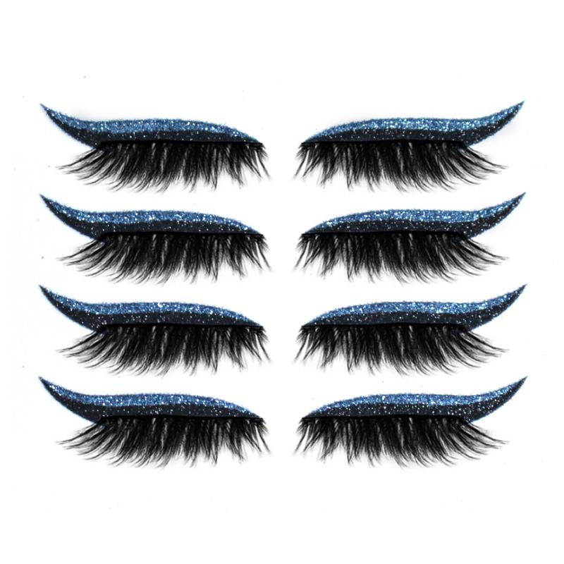 Skanto | Gjenbrukbar eyeliner og vippestickers (4 par)