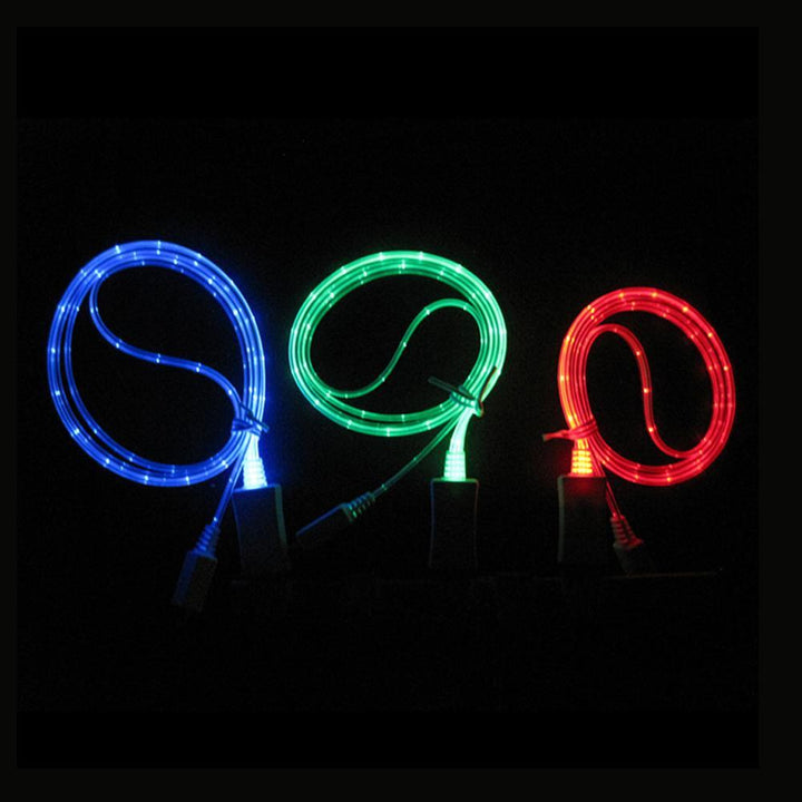 Skanto | LED USB Kabel - LED Flytende Synlig Lys Opp Luminescent Smart Lading