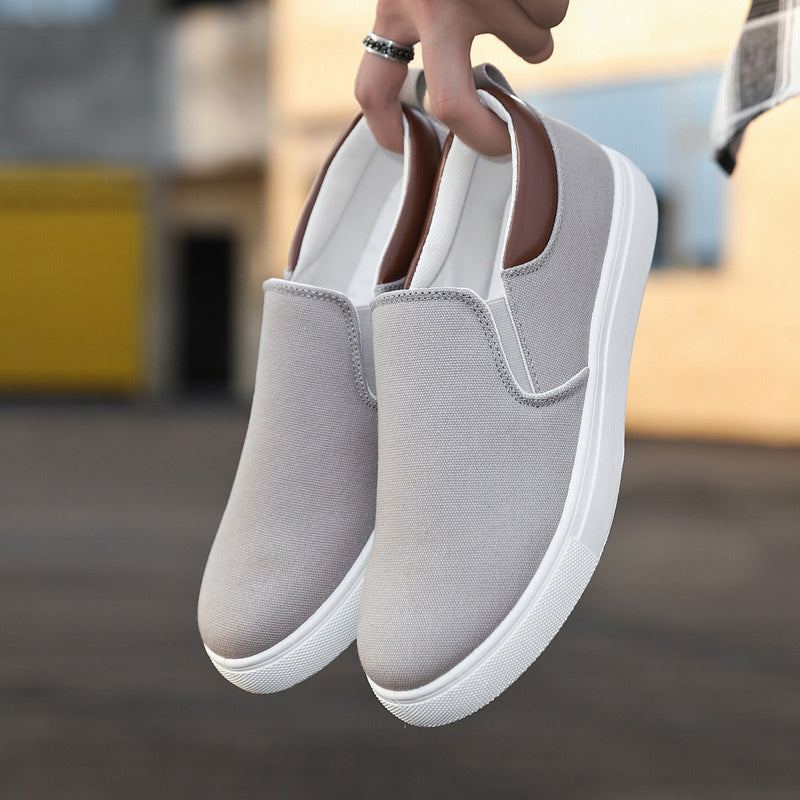 Skanto | Slip-On Sko laget av lerret for menn