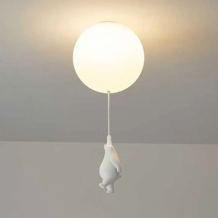 Skanto | Barnas Taklampe med Bamse og Ballong - CloudBear