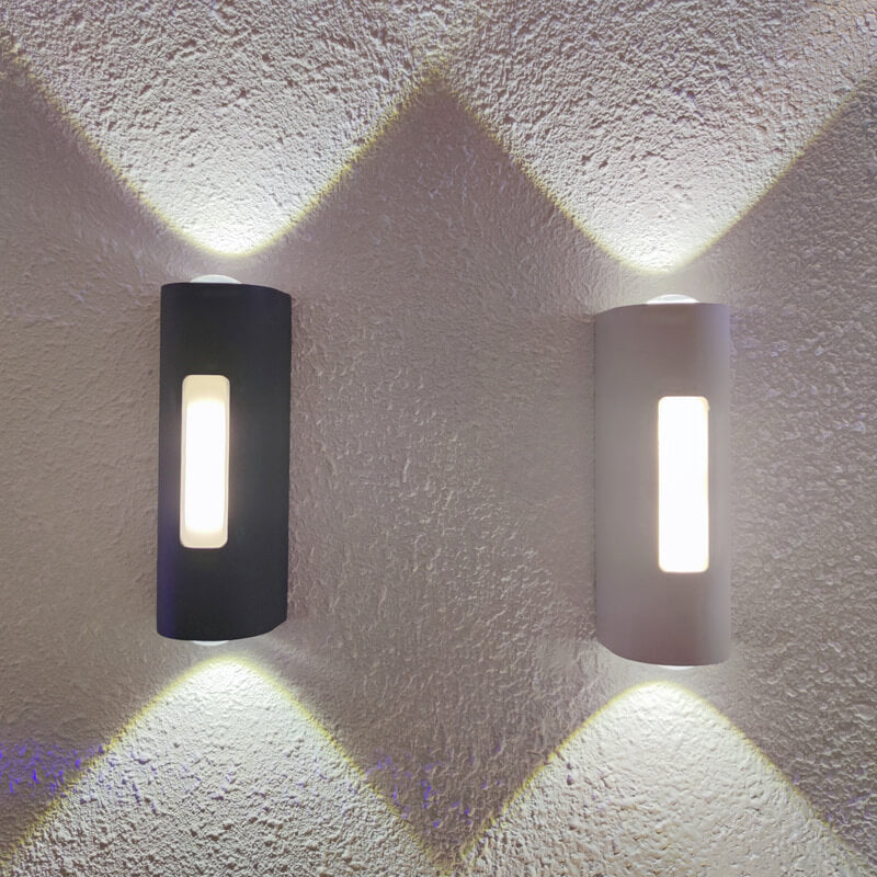 Moderne Minimalistisk Sylinderformet Design LED Utendørs Dekorativ Vegglampe | Skanto