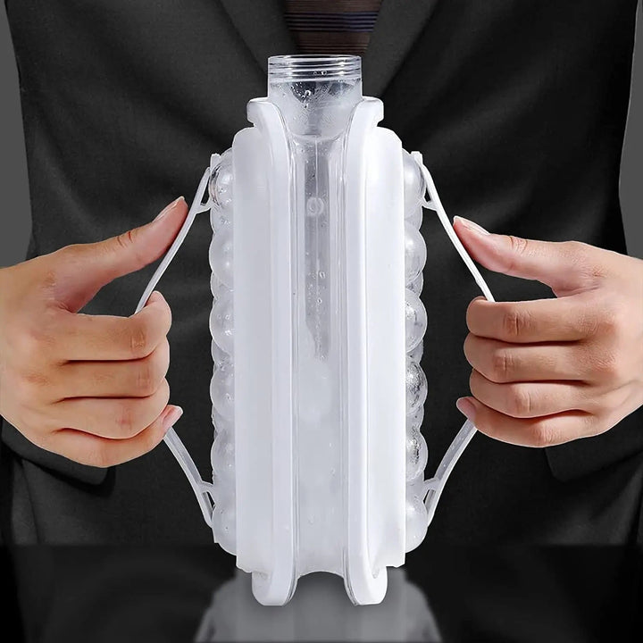 Plassbesparende isbitmaker for forfriskende delikatesser hjemme | Skanto