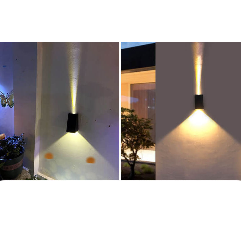 Solar Simple Trapezoid Utendørs Vanntett LED Vegglampe | Skanto