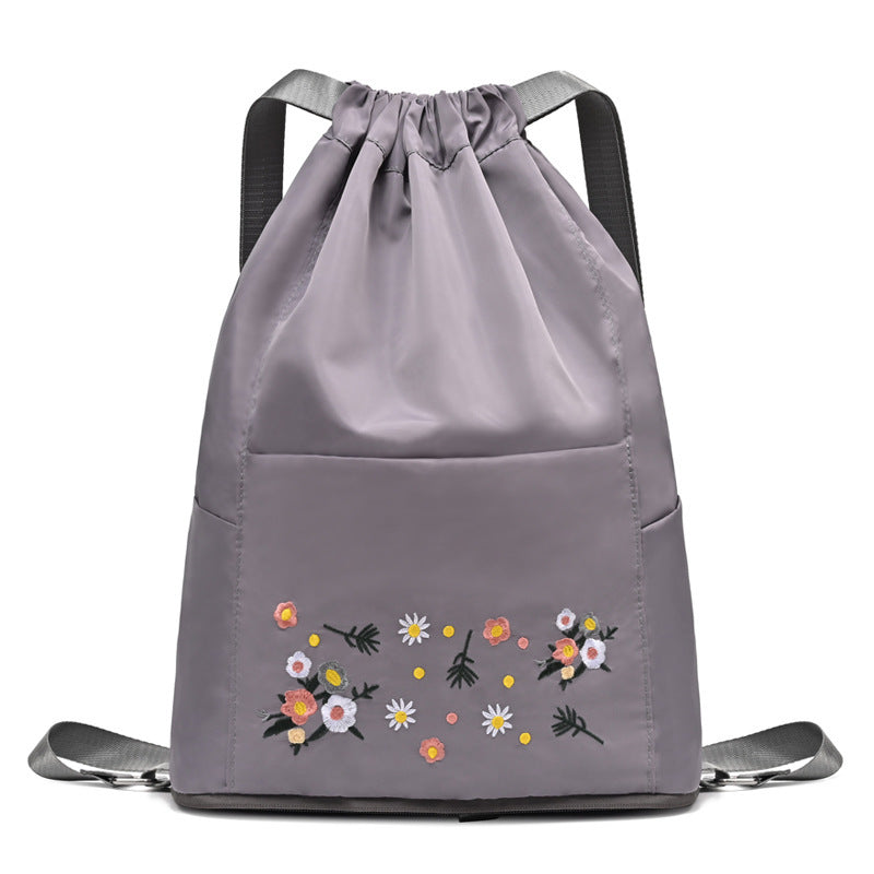 Skanto | Enkel brodert snorveske for yoga