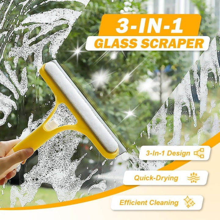 Skanto | BrightSwipe 3 i 1 Vindu Skrape Renser med Sprayflaske