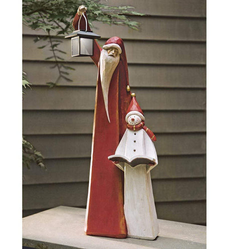 Skanto | Santa Og Snømann Skulptur