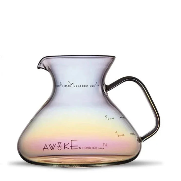15oz Glass Pour Over Coffee Server Heat-Resistant Drip Brewing Carafe | Skanto