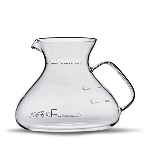 15oz Glass Pour Over Coffee Server Heat-Resistant Drip Brewing Carafe | Skanto