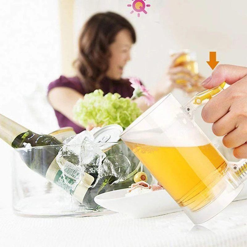 Skanto | Kreativ Boble Skummende Ølmugge for Festbar