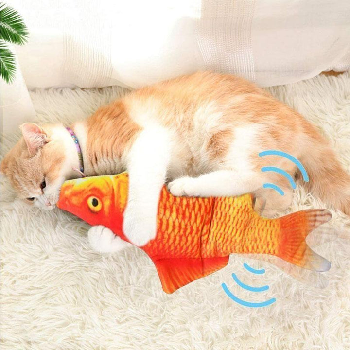 Skanto | Plush Simulering USB Lading Katt Fisk Leke