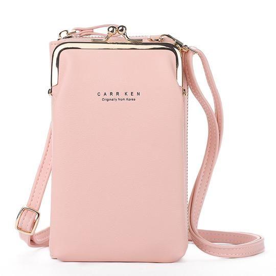 Skanto | Myk Lær Crossbody Mobilveske