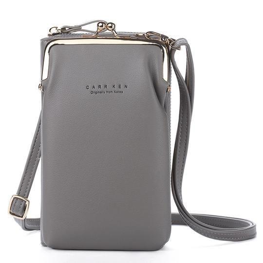 Skanto | Myk Lær Crossbody Mobilveske