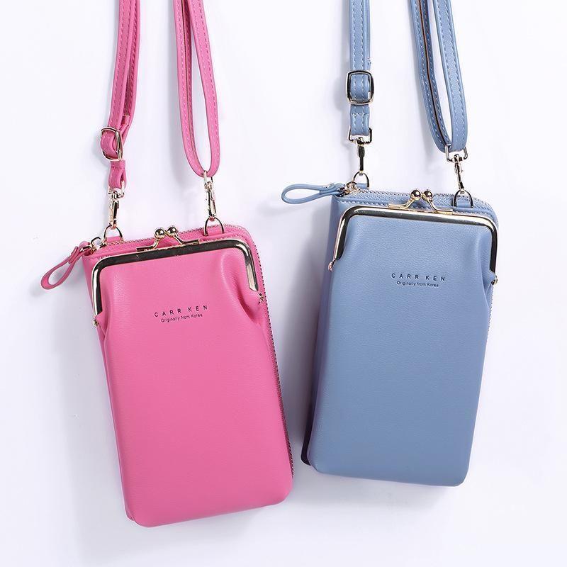 Skanto | Myk Lær Crossbody Mobilveske