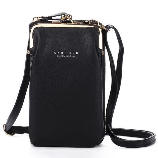 Skanto | Myk Lær Crossbody Mobilveske