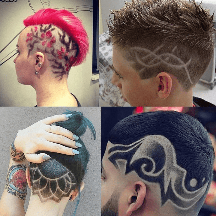 Skanto | Hår TattooTrimmer for Hår Øyebryn Barbering Styling