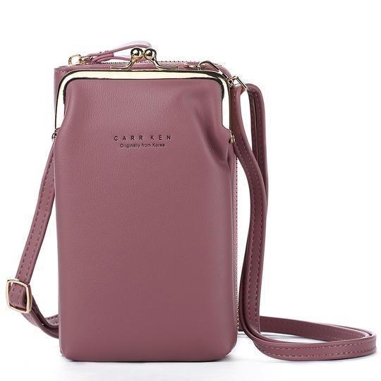 Skanto | Myk Lær Crossbody Mobilveske