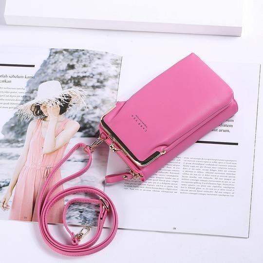 Skanto | Myk Lær Crossbody Mobilveske