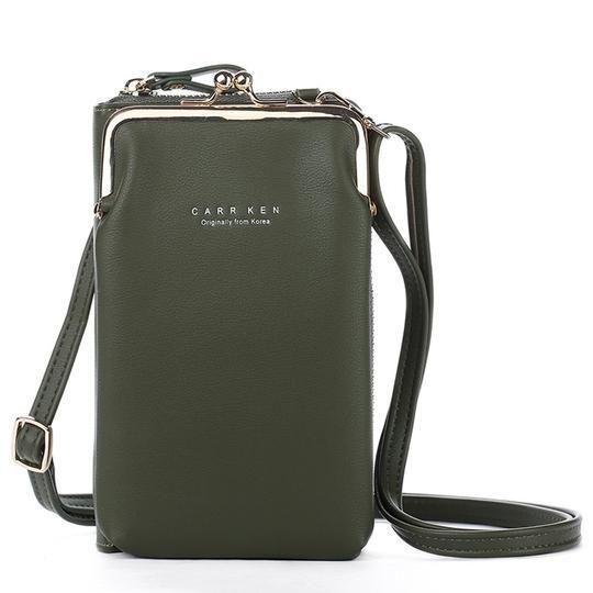 Skanto | Myk Lær Crossbody Mobilveske