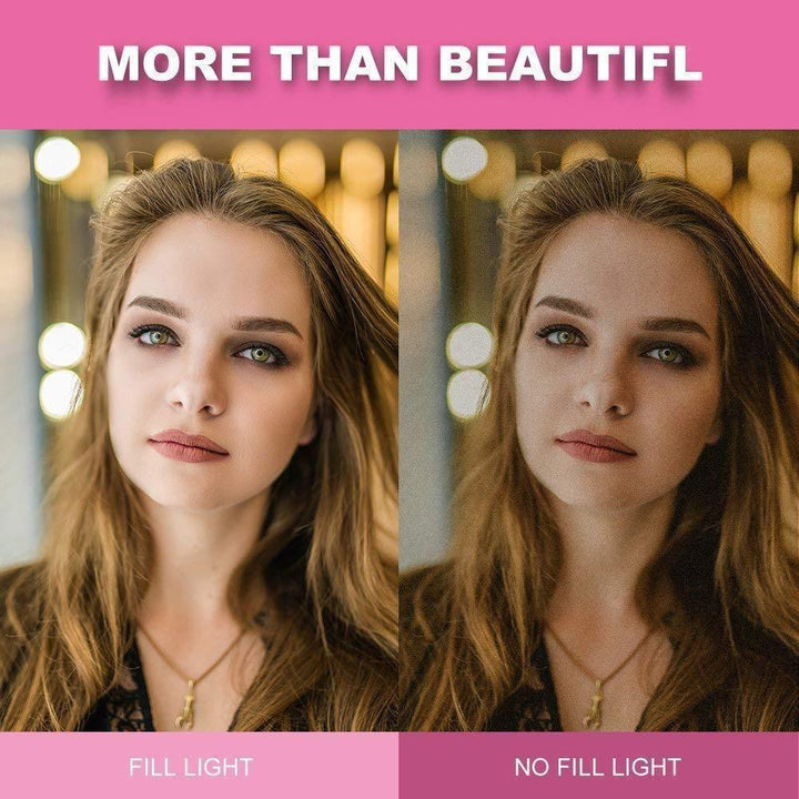 Skanto | Selfie Ring Light med mobiltelefonholder stativ