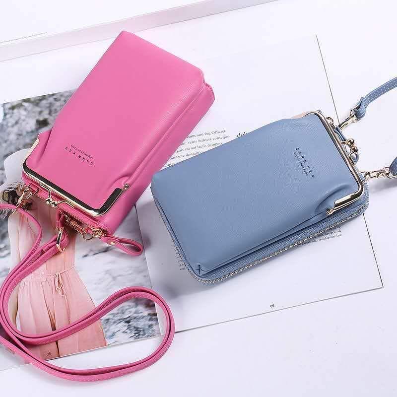 Skanto | Myk Lær Crossbody Mobilveske