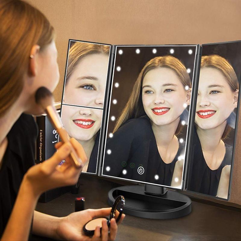 Skanto | Belyst sminkespeil, 24LED