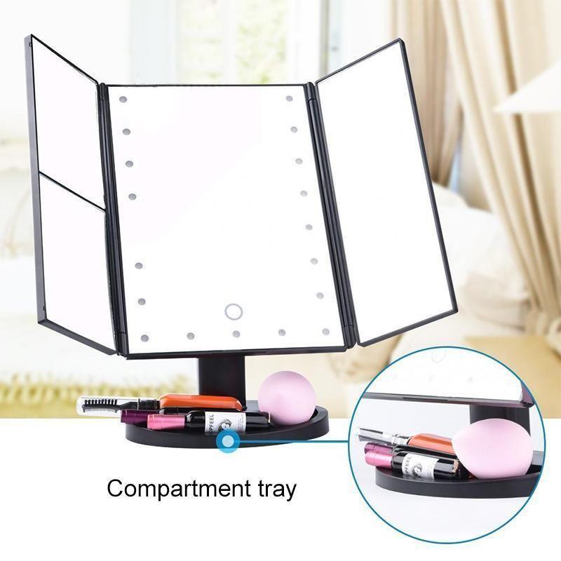 Skanto | Belyst sminkespeil, 24LED