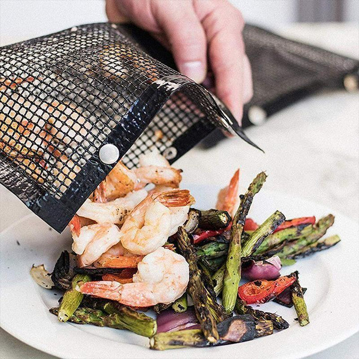 Skanto | Gjenbrukbare Mesh Non-stick Mesh BBQ Poser