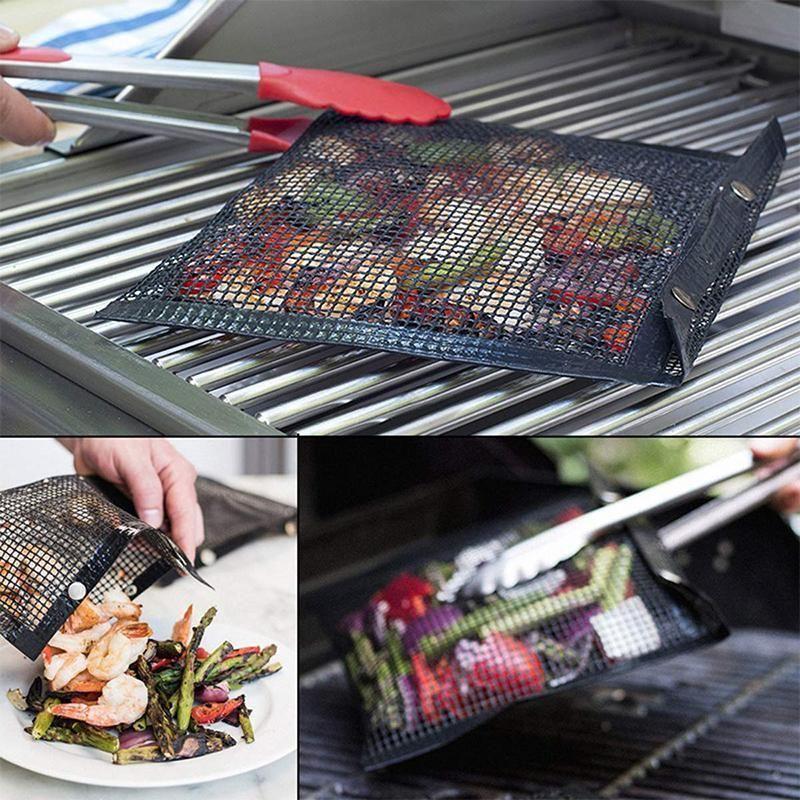 Skanto | Gjenbrukbare Mesh Non-stick Mesh BBQ Poser