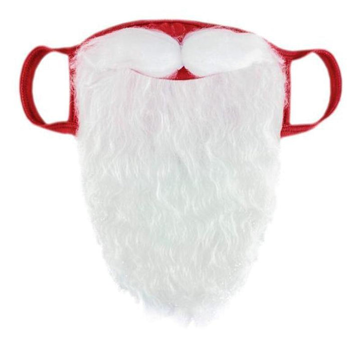 Skanto | Santa Beard Face Mask Kostyme (2 stk i ett sett)