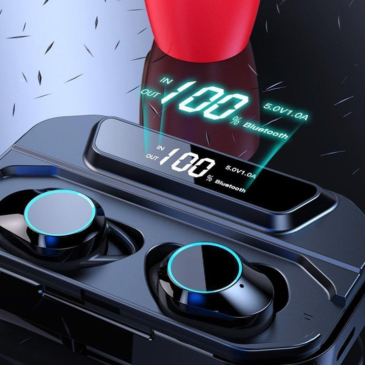 Skanto | Vanntett Trådløs Bluetooth Øretelefon, Svart