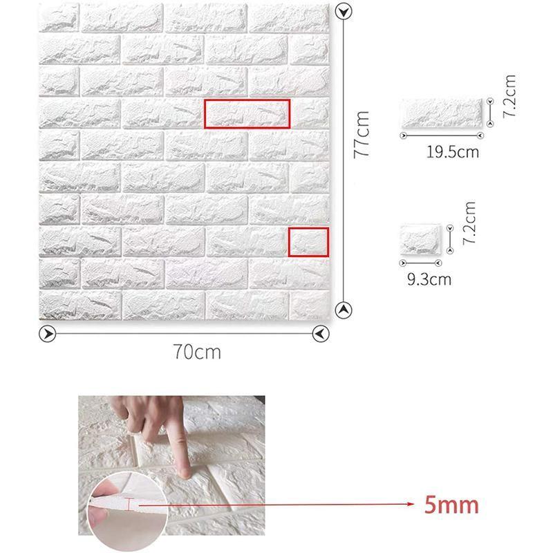 Skanto | 3D Veggpaneler Peel and Stick Tapet