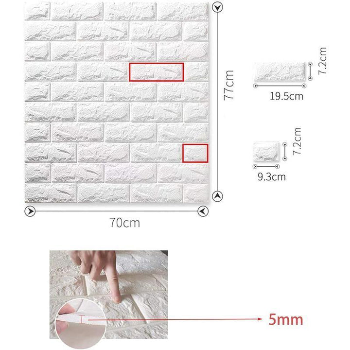 Skanto | 3D Veggpaneler Peel and Stick Tapet
