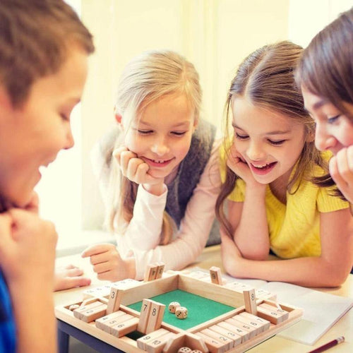 Skanto | 4-Spiller Shut The Box Bordspill Terning Spill
