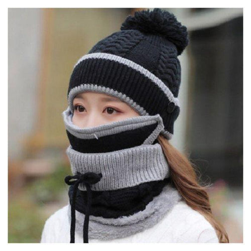 Skanto | 3PCS Kvinner Vinter Halssett