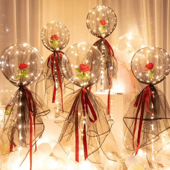 Skanto | LED Luminous Balloon Ros bouquet
